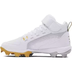 Kids' Under Armour Harper 6 Mid RM Jr. Molded Baseball Cleats -Daily Sole Offers 19525166300 3