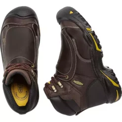 Men's KEEN Mt Vernon 6" Met Waterproof Steel Toe Work Boots -Daily Sole Offers 88719486588 1