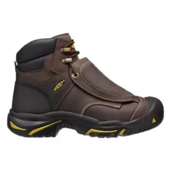 Men's KEEN Mt Vernon 6" Met Waterproof Steel Toe Work Boots -Daily Sole Offers 88719486592