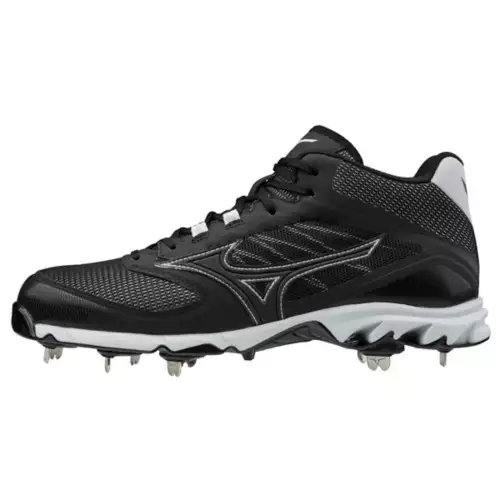 Men's Mizuno 9-Dominant 2 Mid Metal Baseball Cleats 1 Men's Mizuno 9-Dominant 2 Mid Metal Baseball Cleats